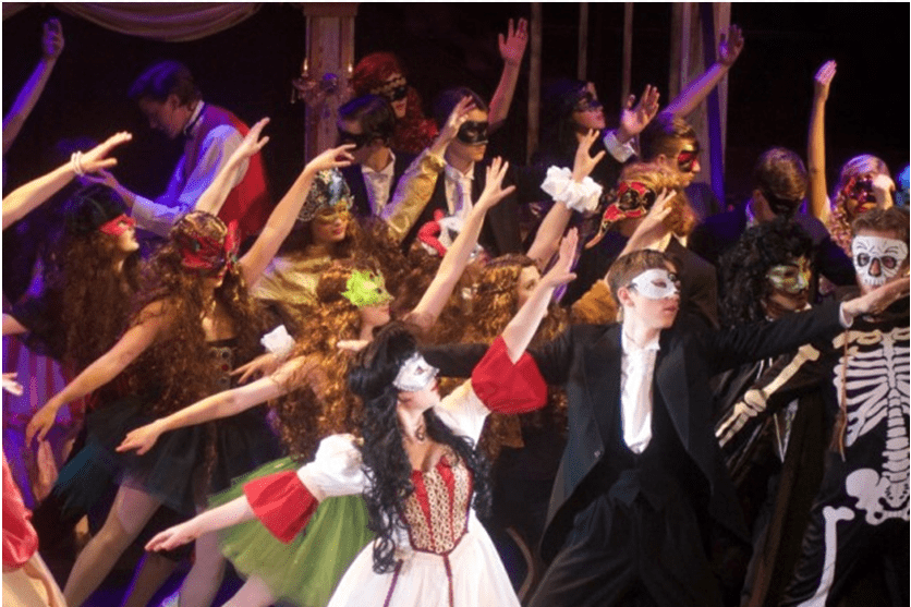 Phantom performers on stage