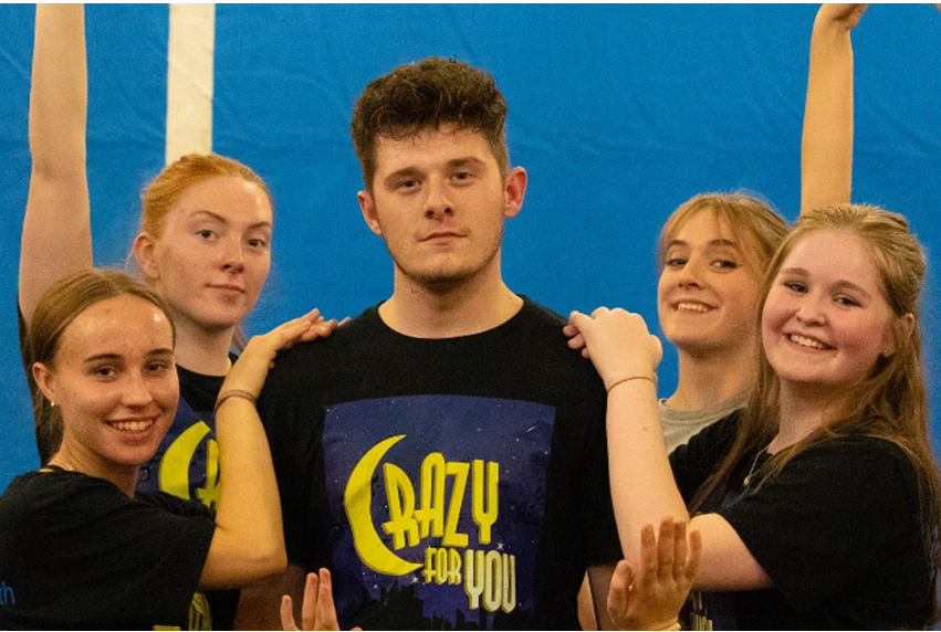 Crazy For You rehearsals